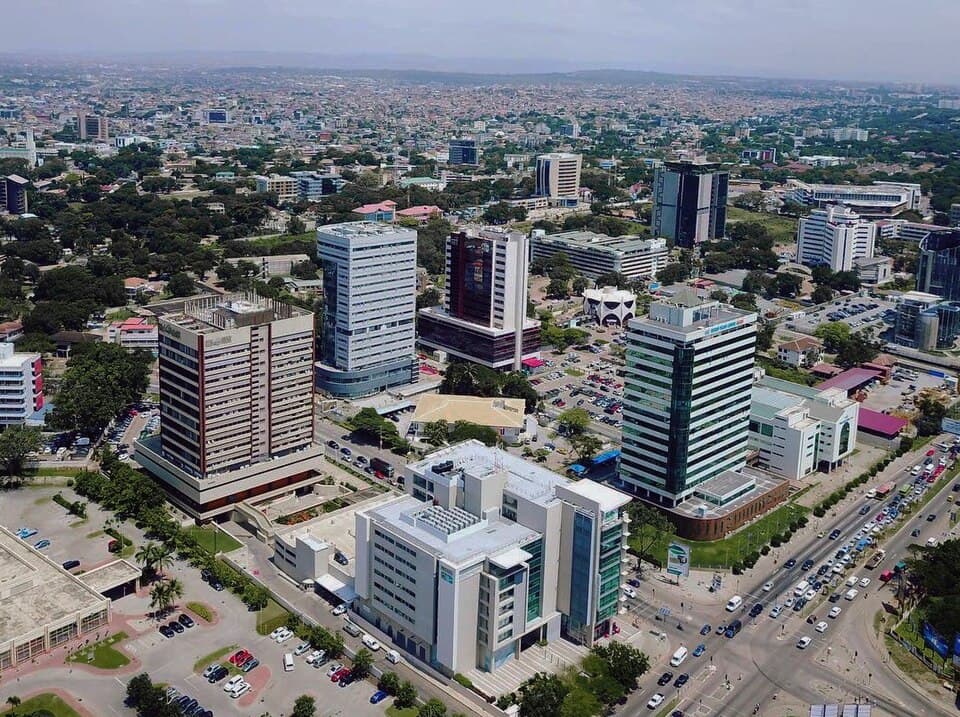 Accra skyline