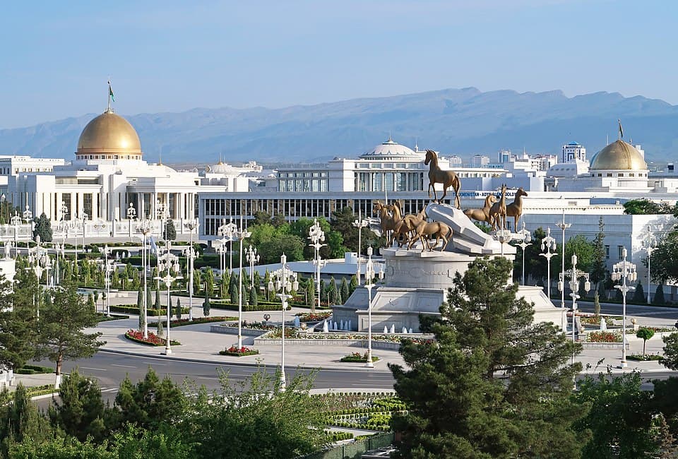 Ashgabat skyline