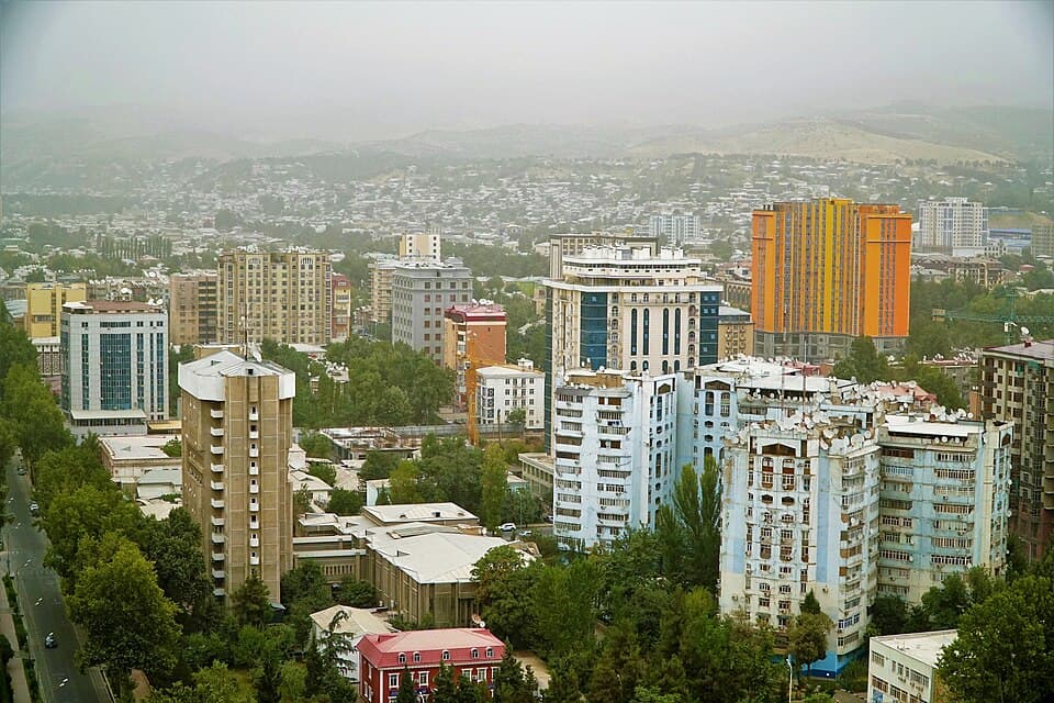 Dushanbe skyline