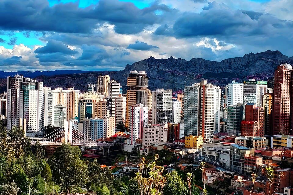 La Paz skyline