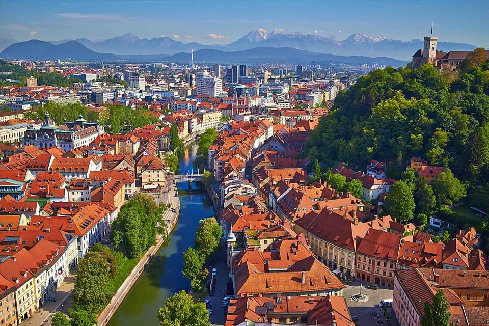 Ljubljana skyline