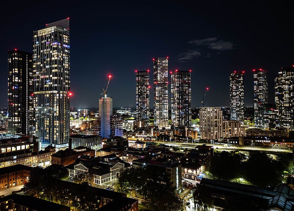 Manchester skyline