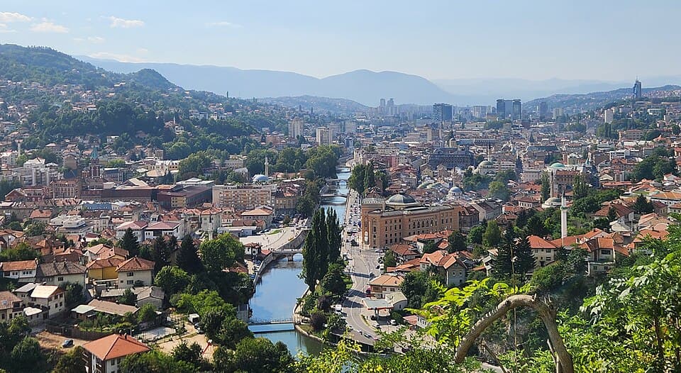 Sarajevo skyline