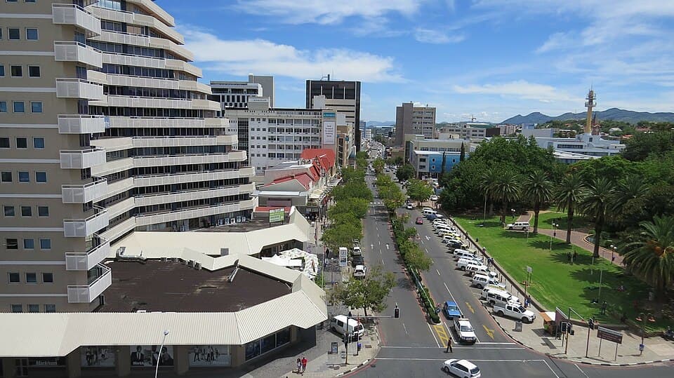 Windhoek skyline